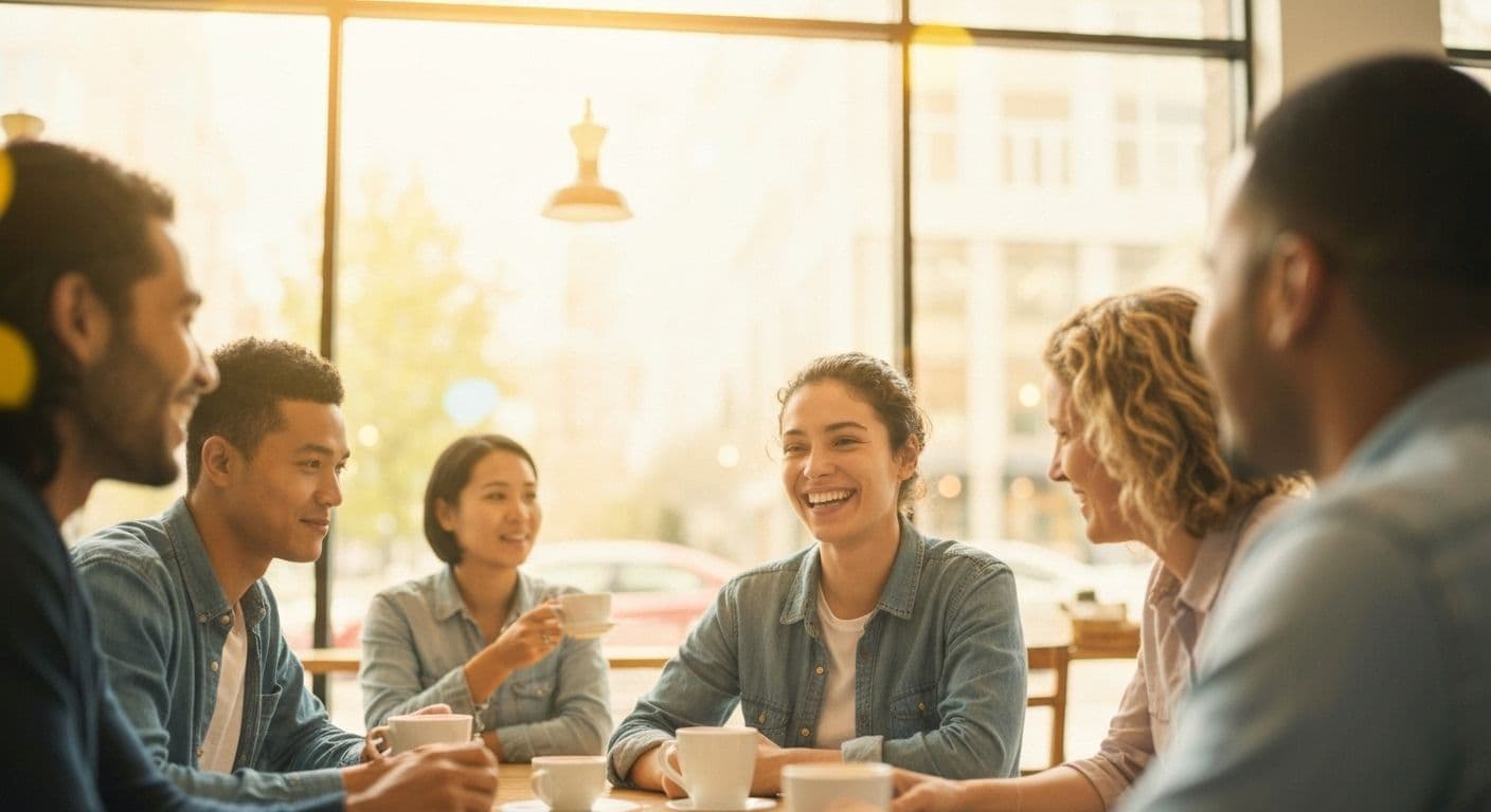 Person with schizophrenia rebuilding social connections after breakup through supportive friendships