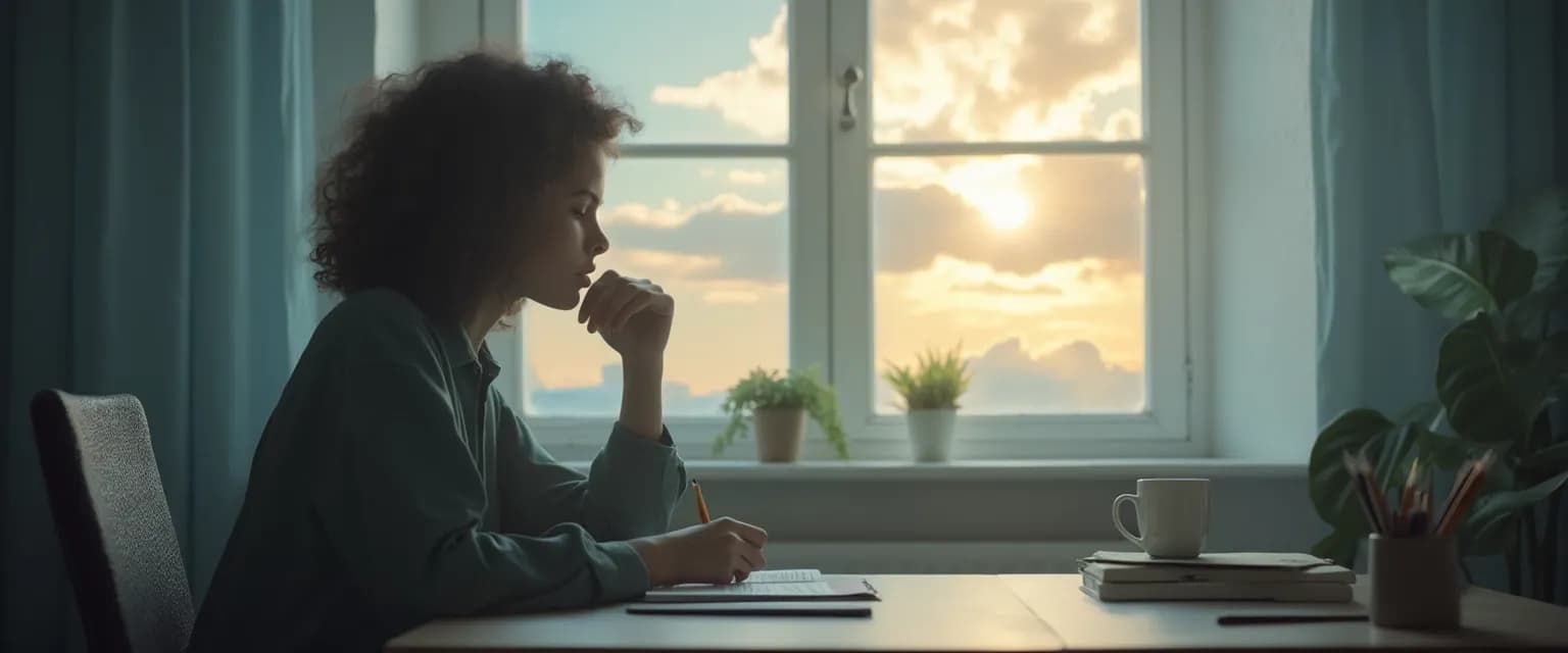 Person using EQ coaching techniques to transform frustration into emotional intelligence growth