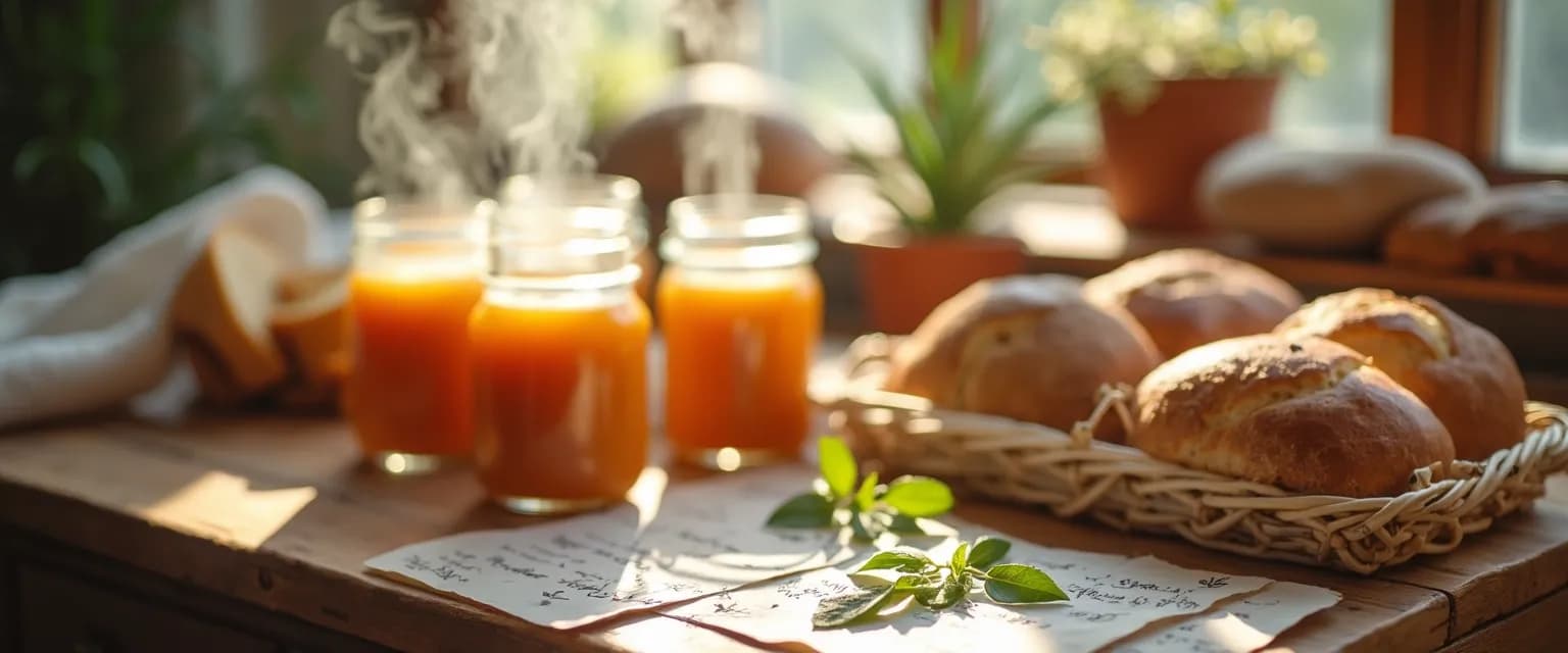 Comforting meal package to give a friend who is grieving with nourishing food and thoughtful touches