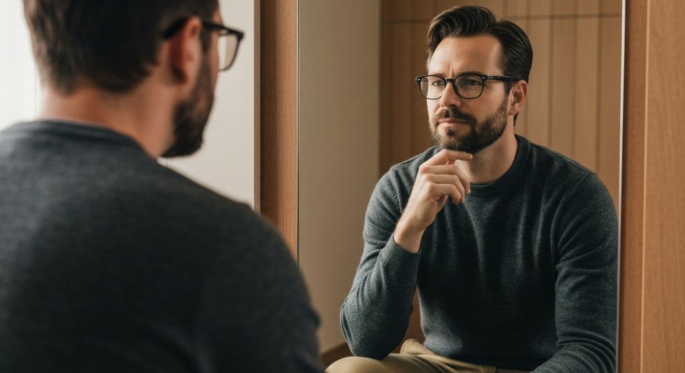 Couple practicing self awareness in a relationship by discussing emotional patterns together