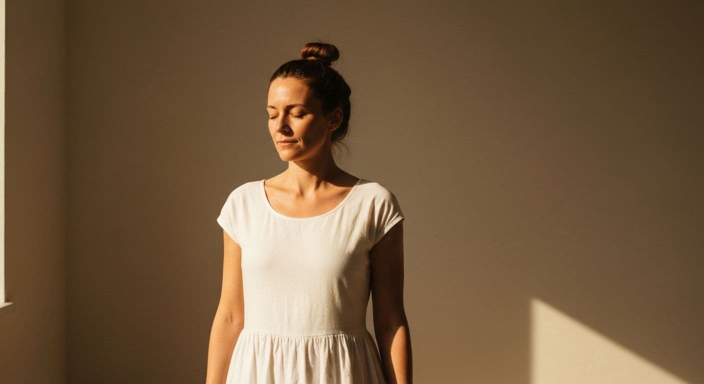 Person practicing effective mindfulness breathing techniques for overcoming heartbreak in peaceful setting