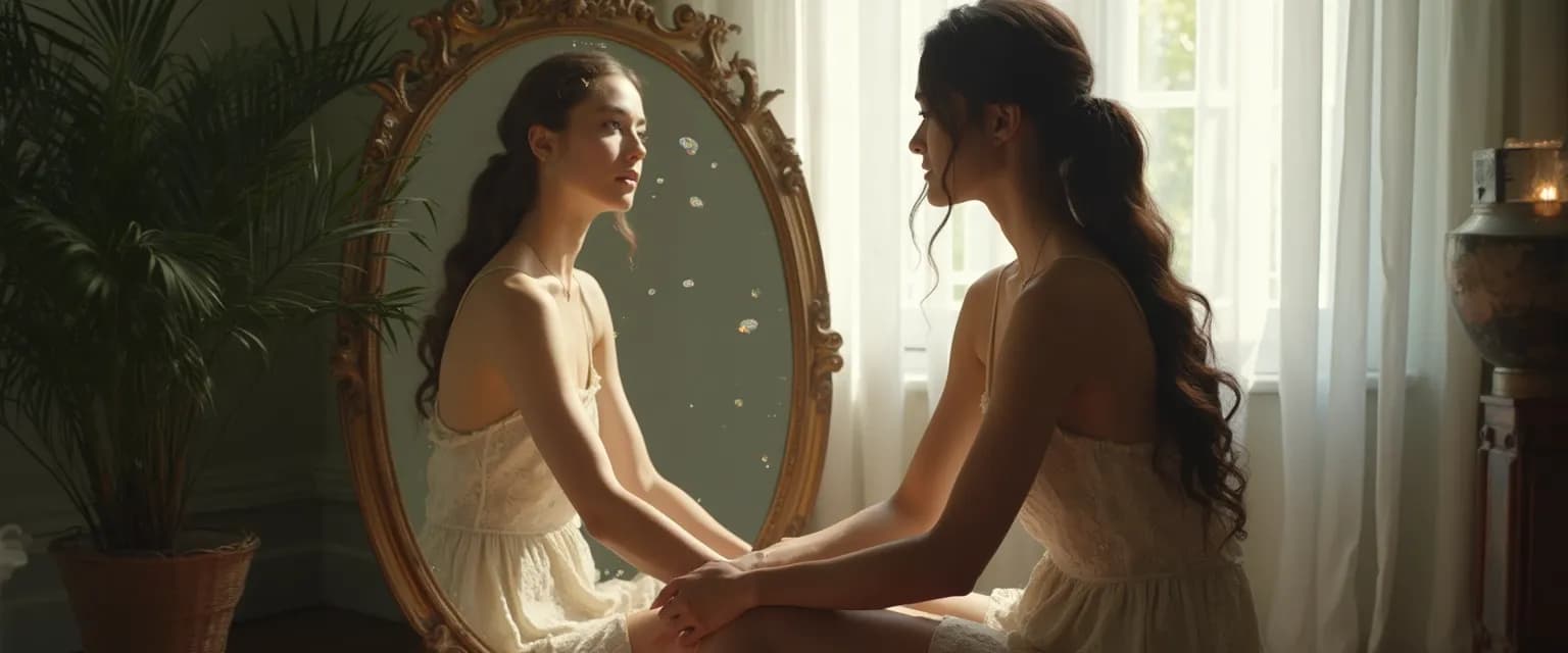 Person practicing daily reflection for self awareness and personality development