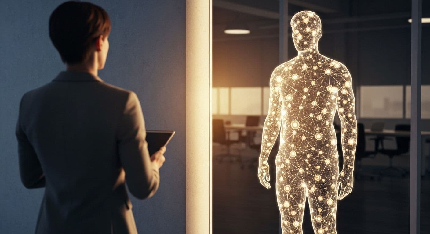 Professional reflecting on their process of self awareness for career growth and workplace success