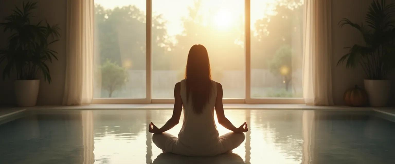 Person practicing mirror moments during their journey into self awareness