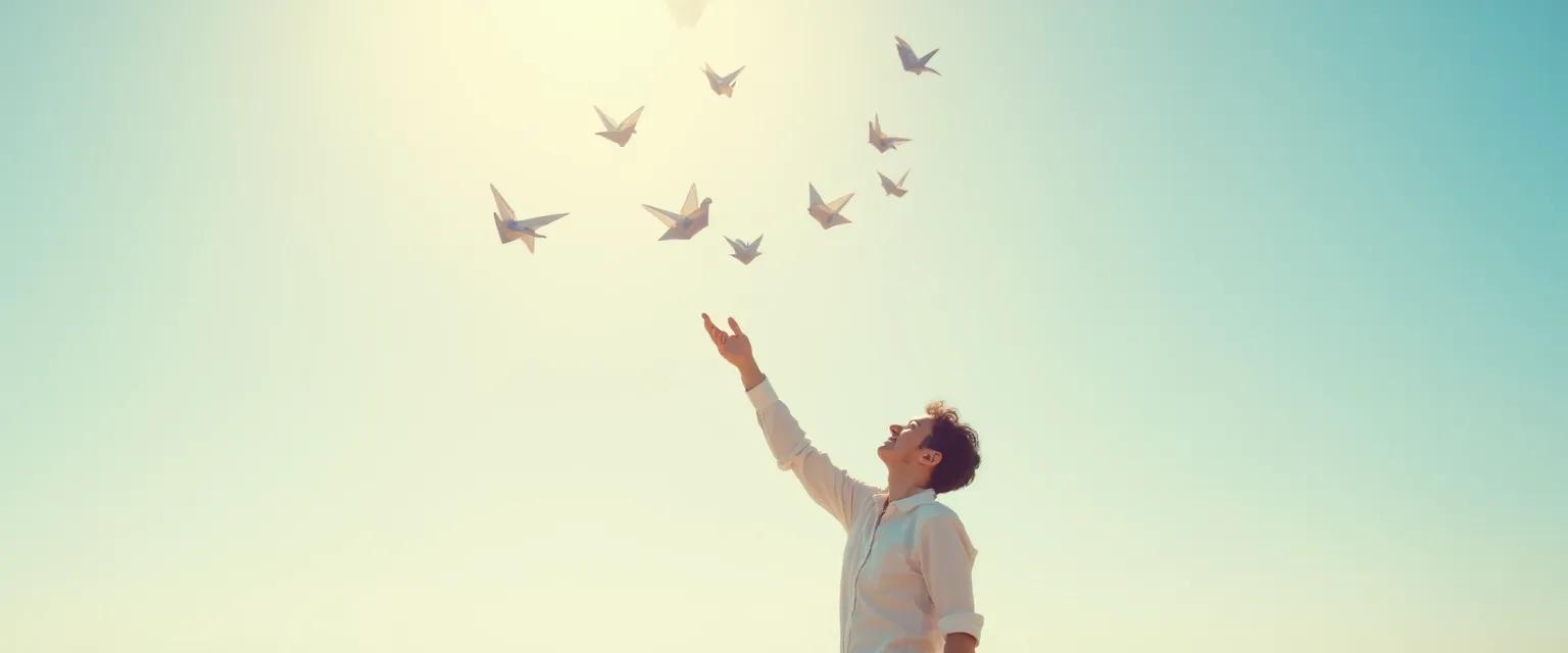 Person breaking free from the cycle of anxiety and perfectionist tendencies