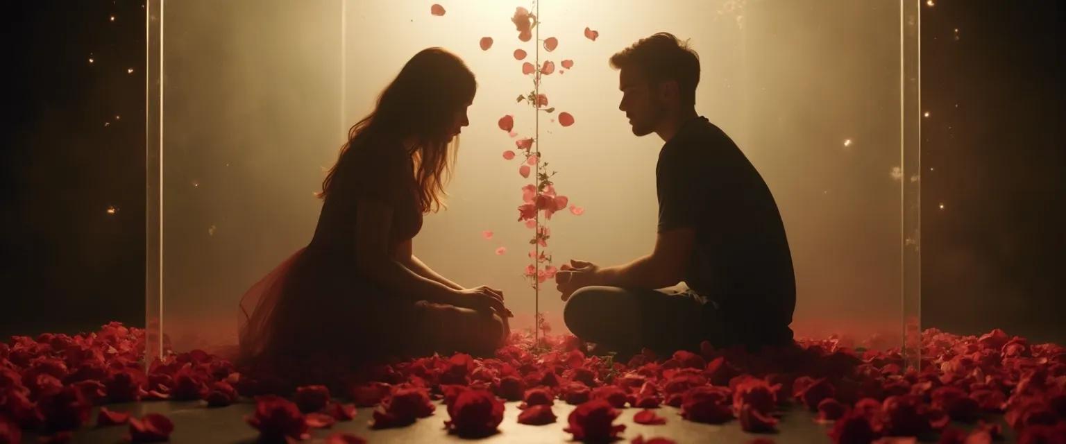 Couple experiencing emotional aftermath of Love Is Blind breakup