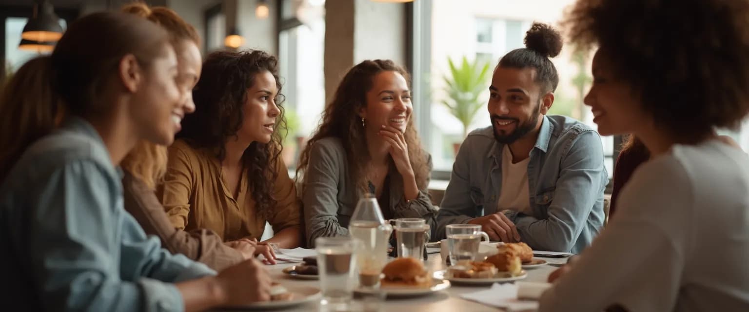 Daniel Goleman's social awareness principles illustrated in everyday conversations