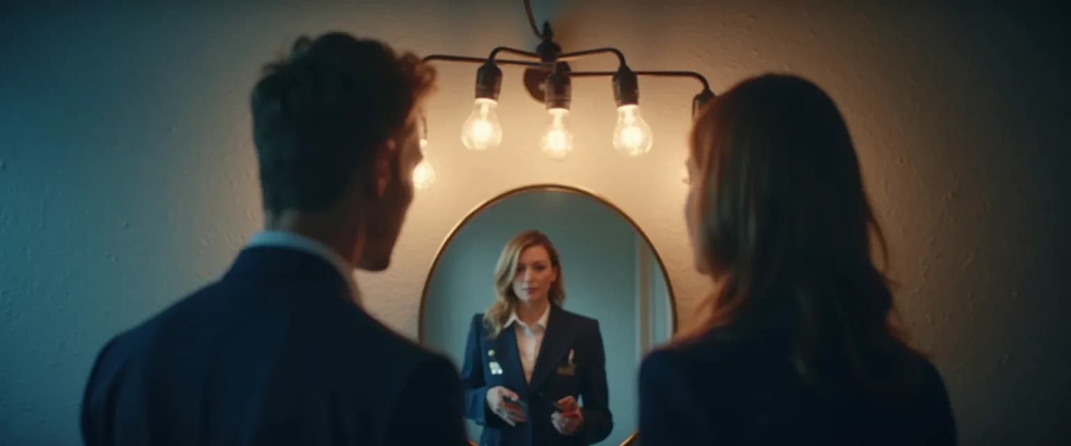 Professional examining the importance of self-awareness to overcome workplace blind spots