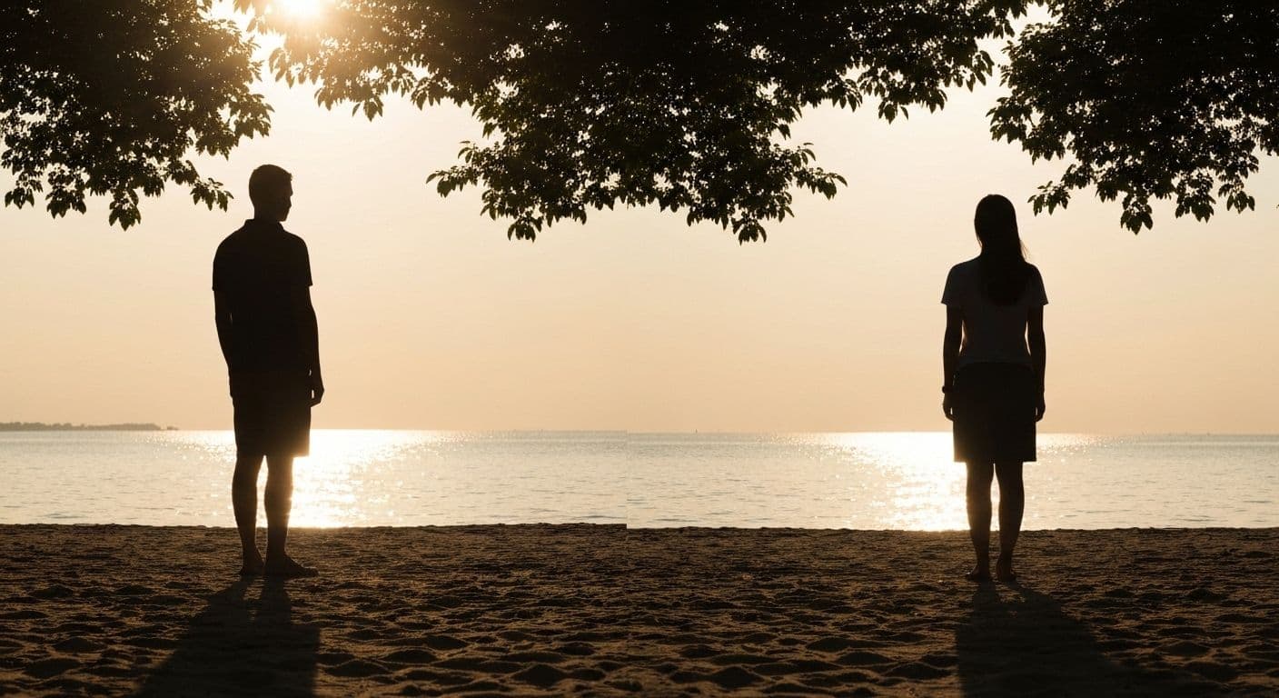 Person practicing mindfulness and healing a broken heart while maintaining healthy boundaries
