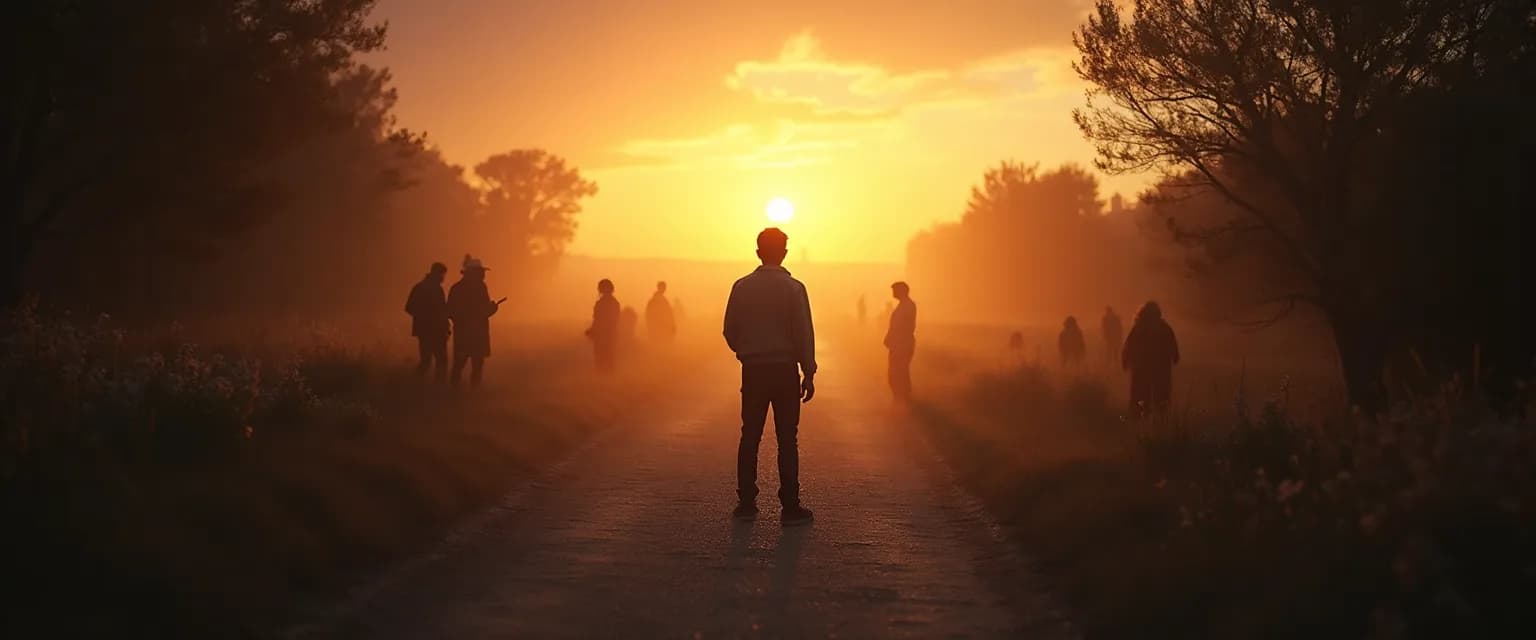 Person navigating the grief of losing a friendship while maintaining other social connections