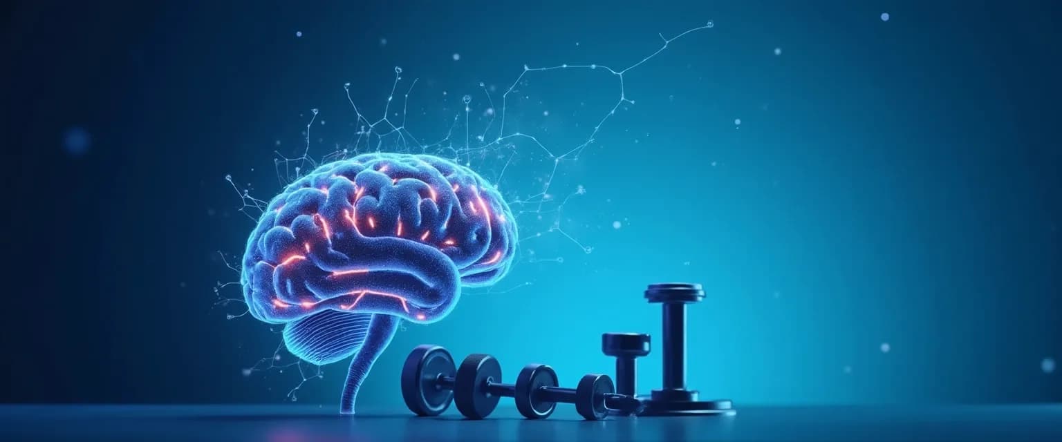 Person training their mind with daily cognitive exercises for mental fitness