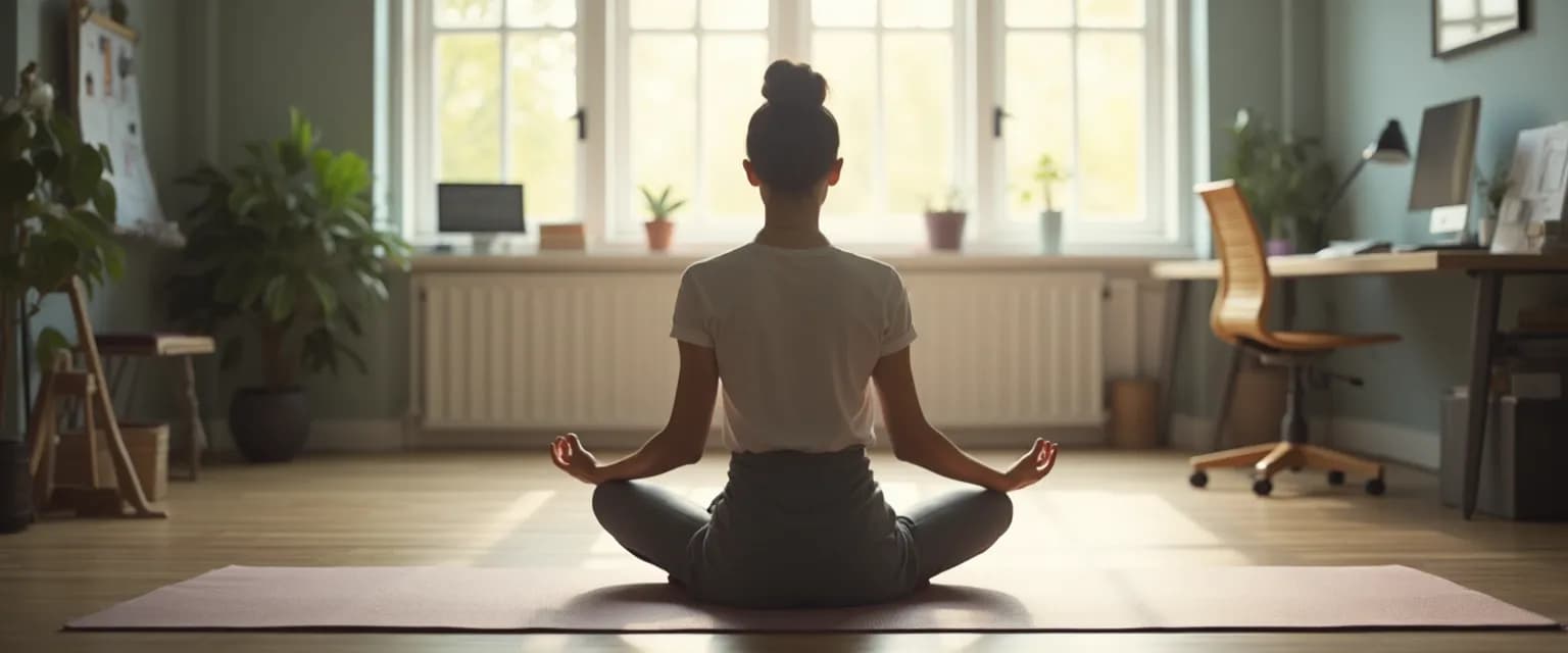 Professional practicing self-awareness and self-management examples in workplace setting