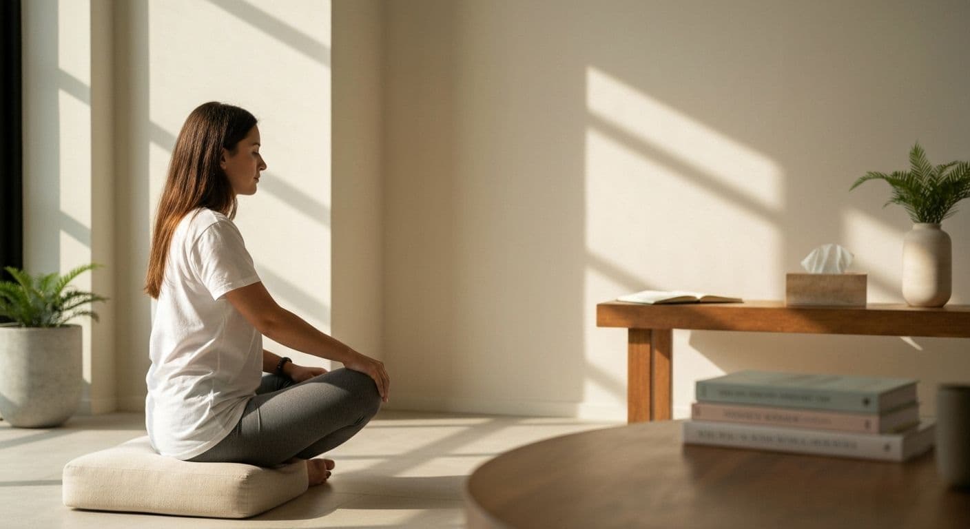 Amy Chan's Breakup Bootcamp program overview showing emotional wellness coaching and group support activities