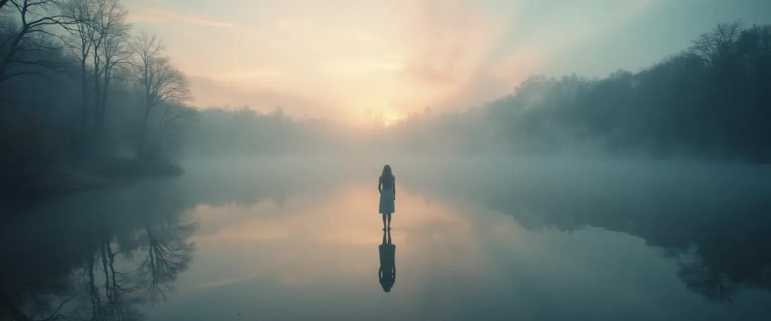Person finding peace and closure after experiencing a quiet BPD breakup