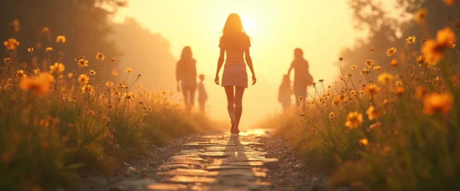 Person embracing personal growth after experiencing the loss of a friend