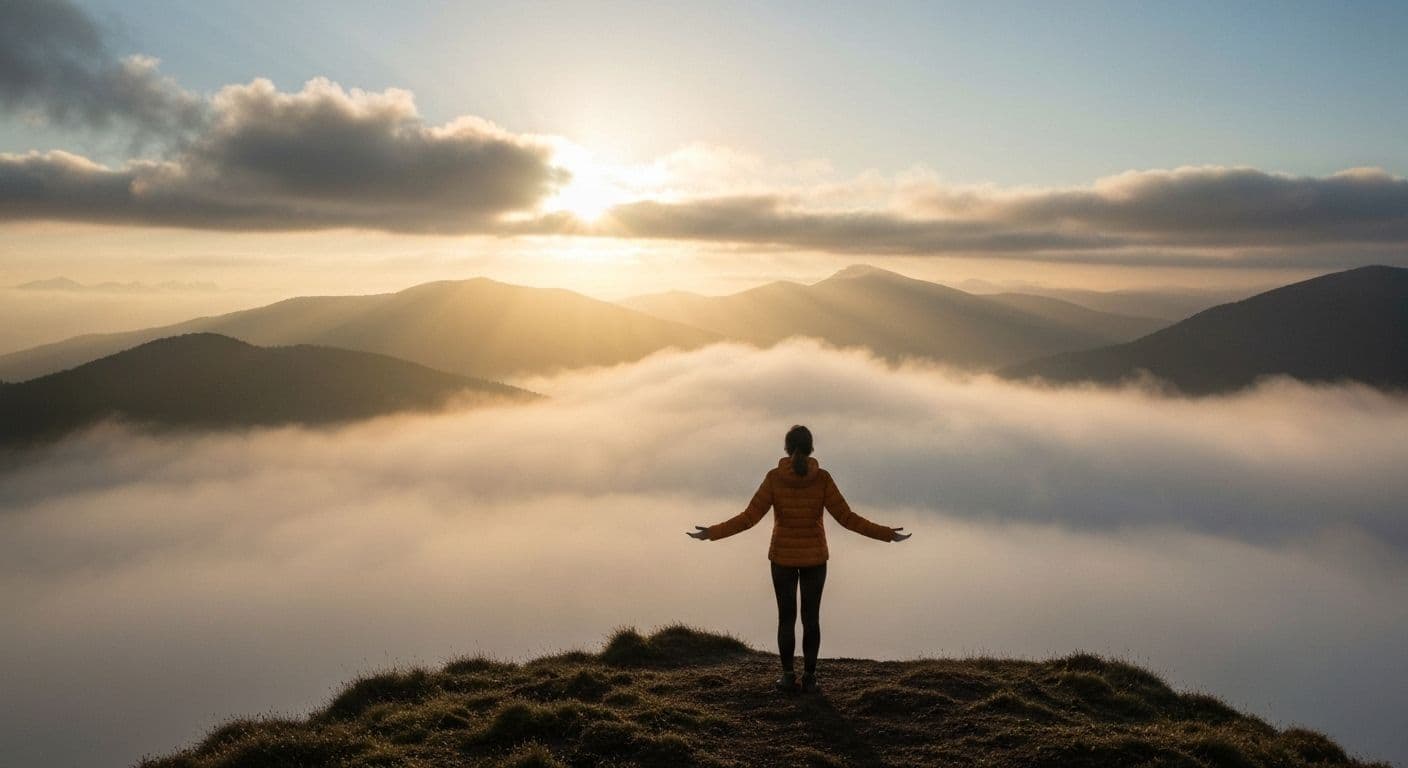 Person looking confidently in mirror while rebuilding confidence after a relationship ends