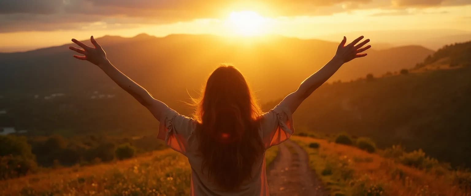 Person finding joy and peace after experiencing their greatest heartbreak