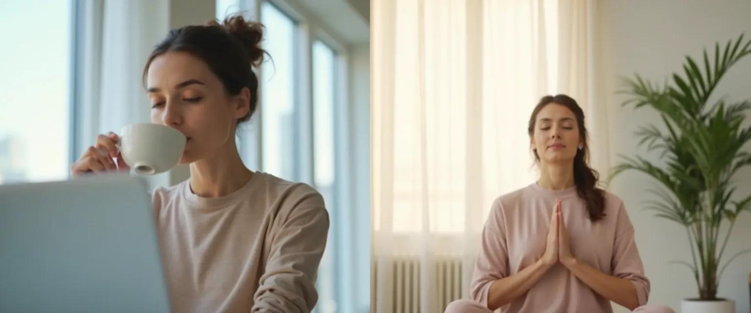 Visual comparison of apa itu mindfulness vs meditation practices for busy lifestyles