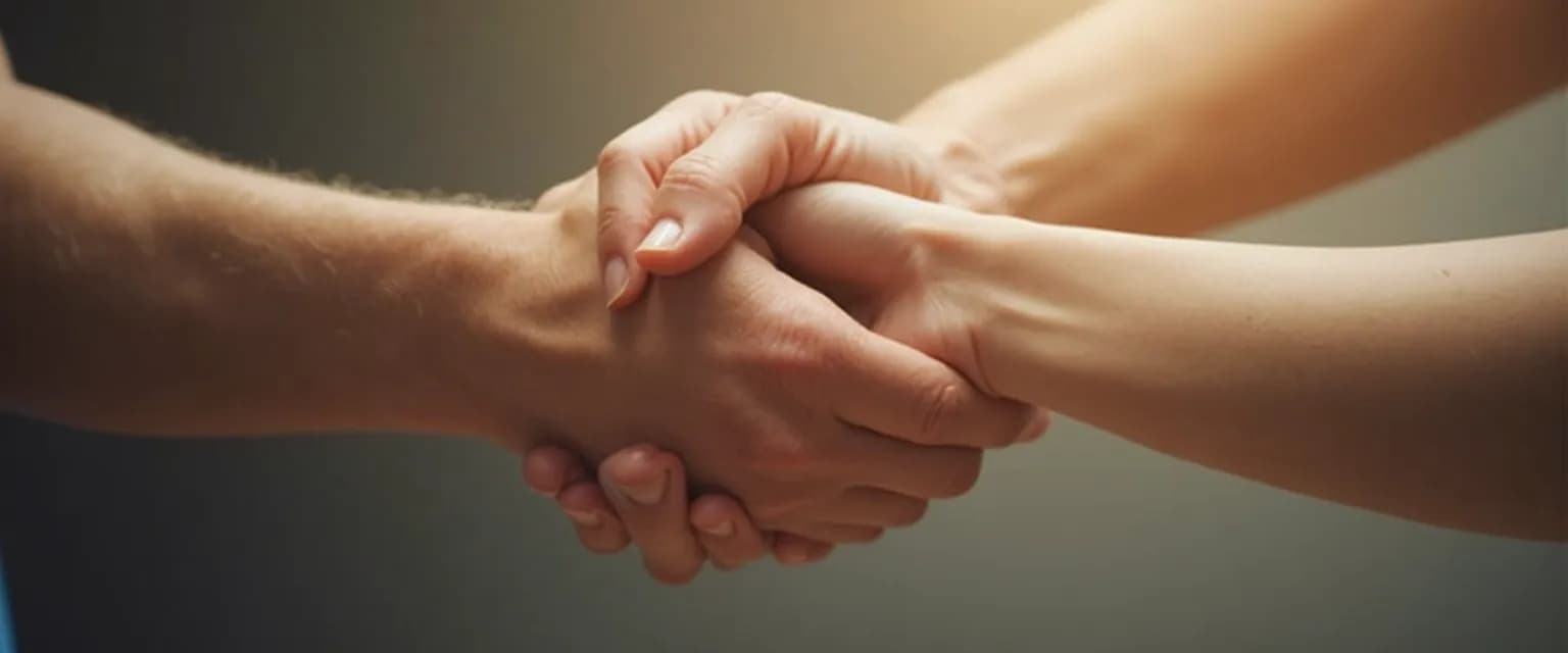 Person comforting a friend who lost someone with genuine support