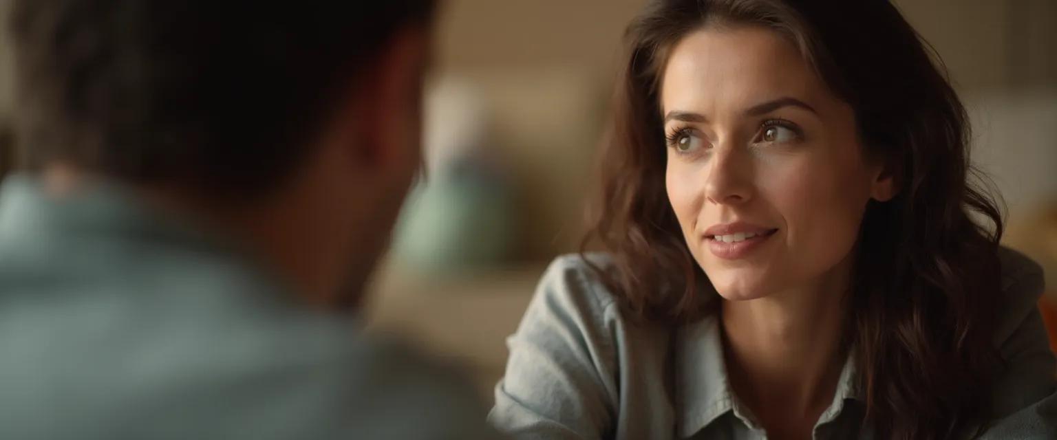 Person demonstrating active listening to improve emotional intelligence