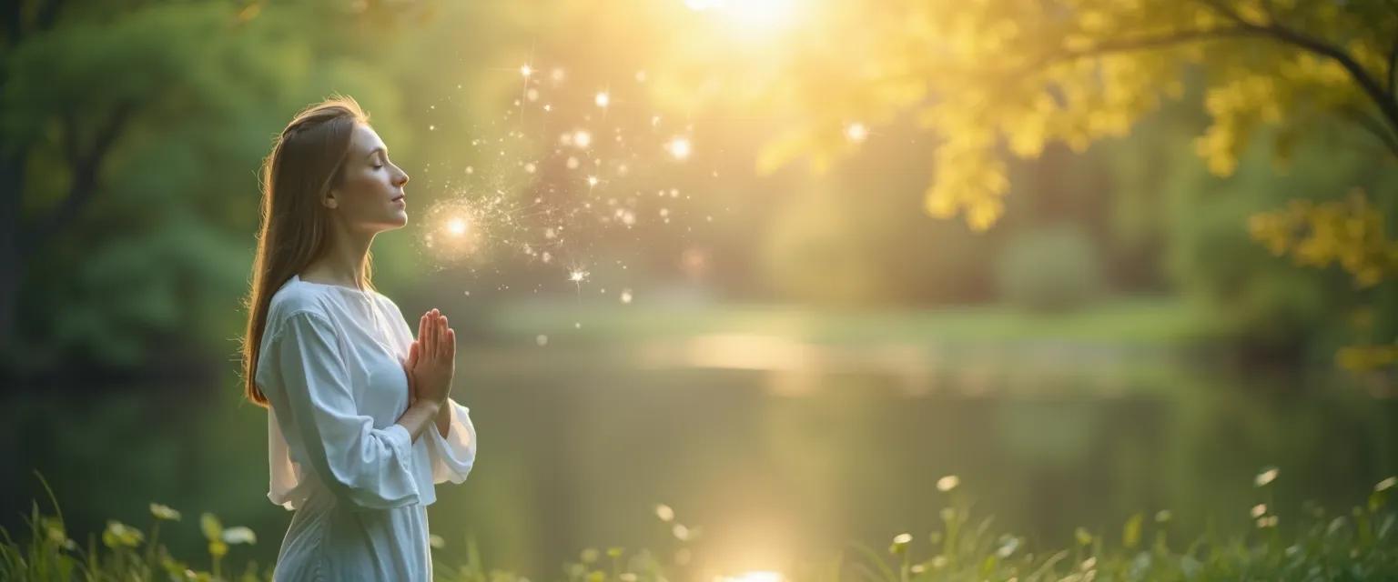 Person practicing a 5-minute body scan technique for building self-awareness