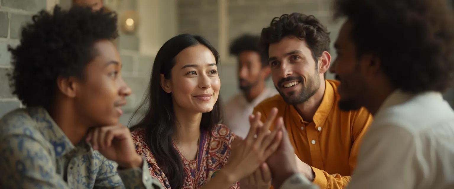 Person reflecting on self-awareness imperative in intercultural communication