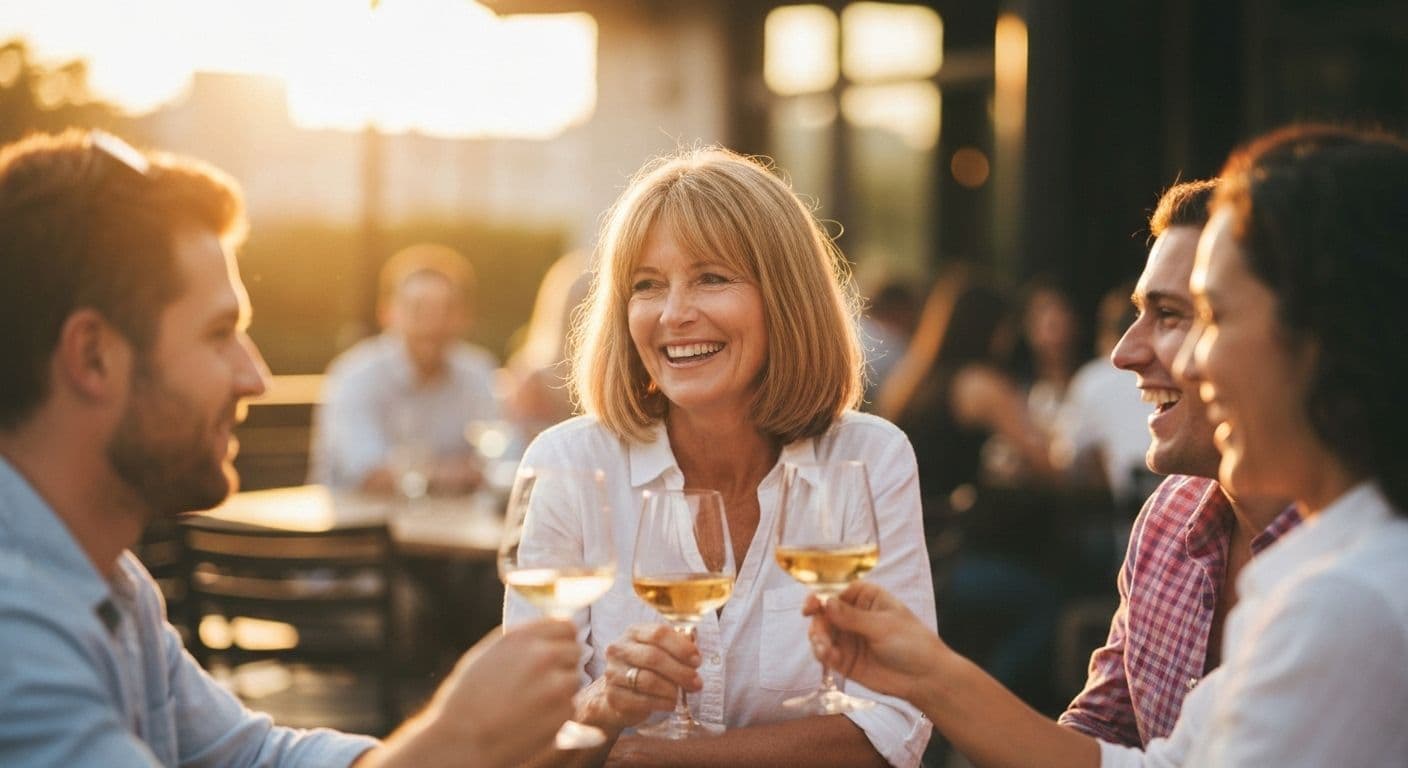 Two friends embracing while navigating friendship grief during life transitions