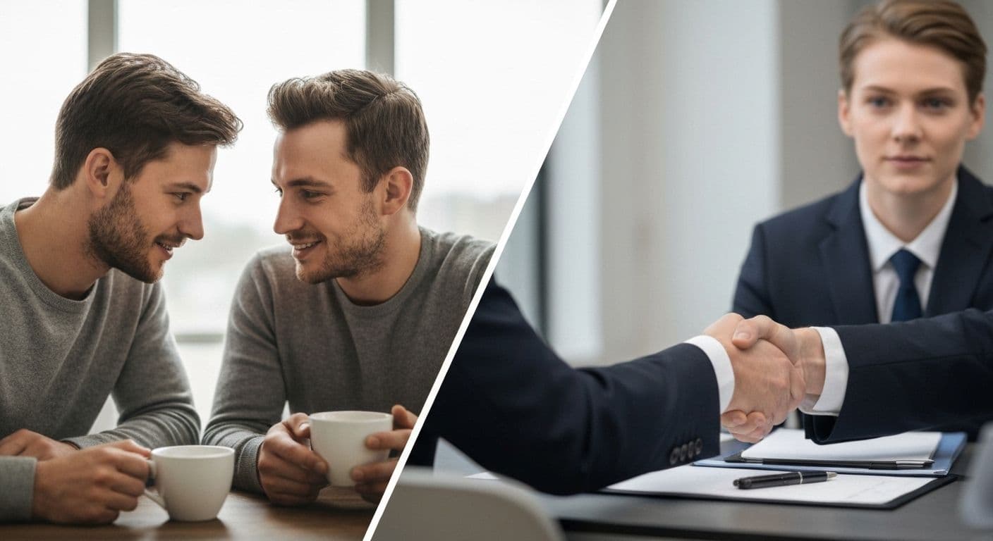 Person having honest conversation about their self-awareness level with partner, illustrating how to describe your level of self awareness in relationships