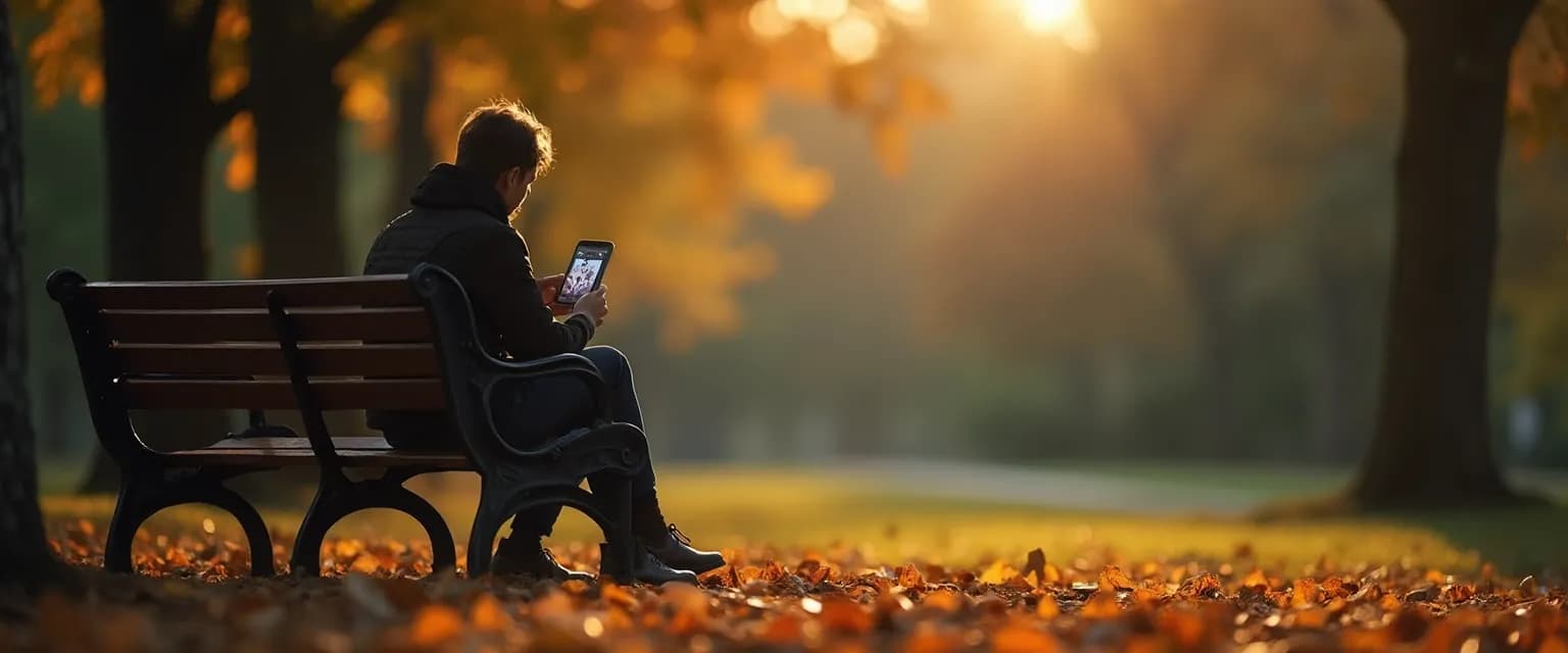 Person experiencing loss of friendship grief looking at old photos