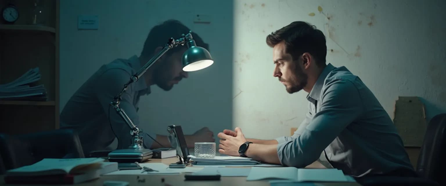 Person wondering why do I procrastinate so much while looking at unfinished tasks