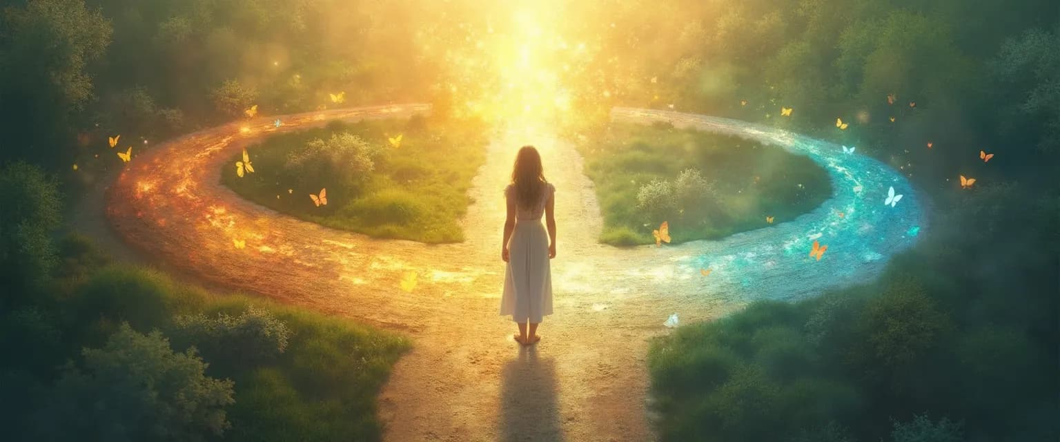 Person testing the happiness hypothesis with simple daily experiments