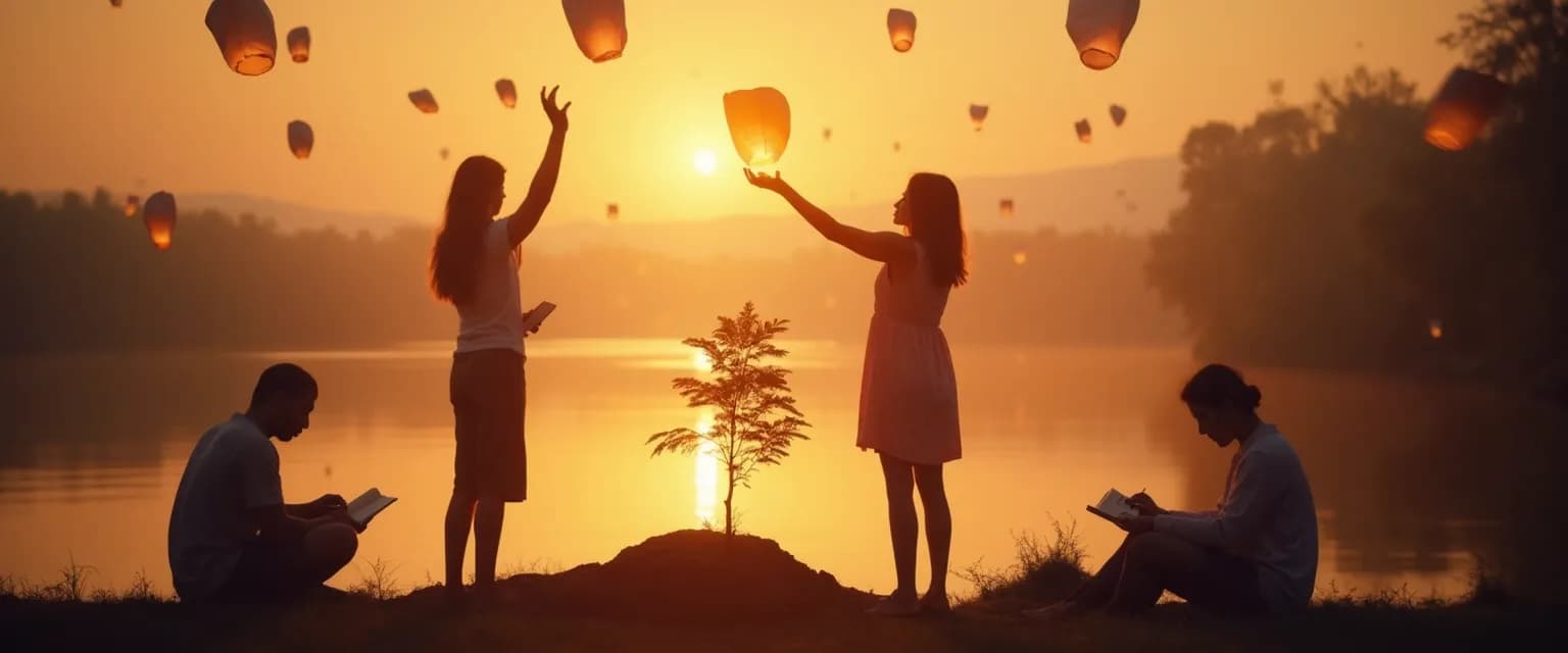 Cultural rituals showing different ways to heal after a breakup across global traditions