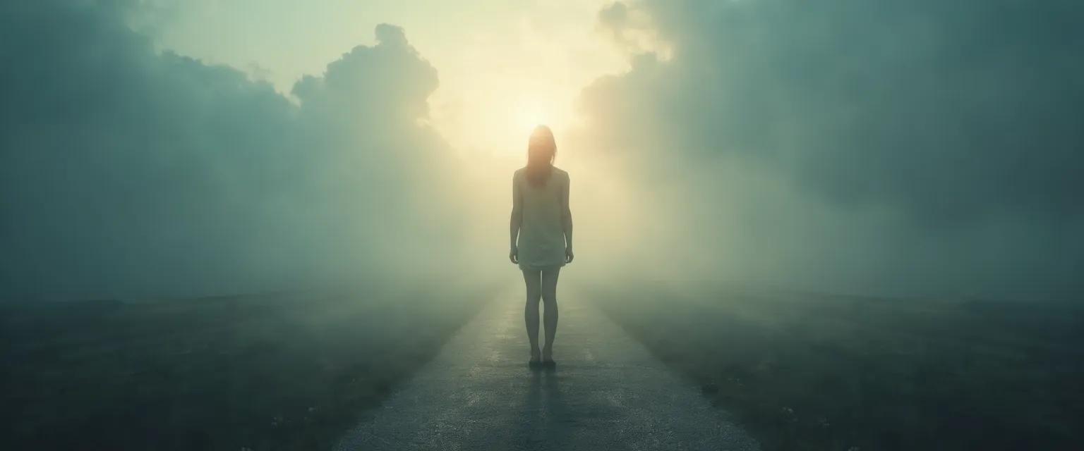 Young person reflecting peacefully after navigating their first heartbreak while maintaining their identity