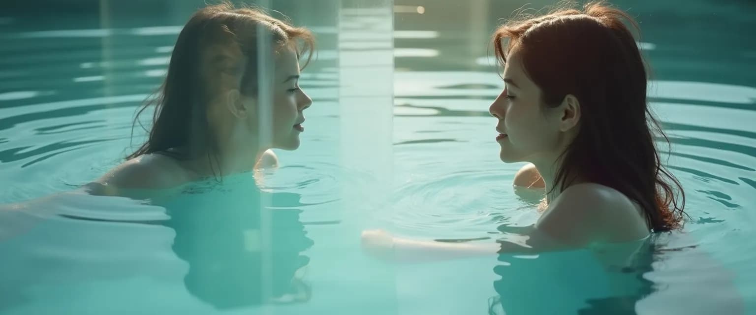 Person reflecting on how to explain self awareness through mirror moments