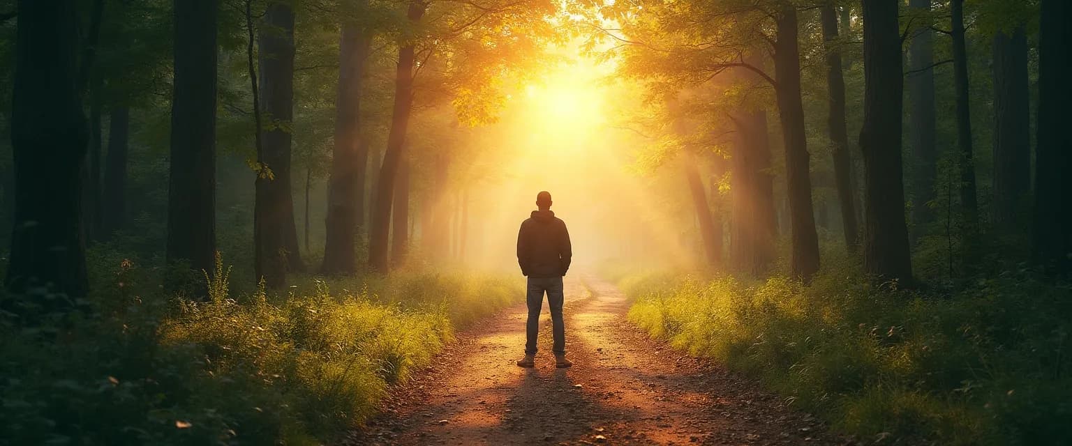 Man confidently moving forward while dealing with a breakup and reclaiming his identity