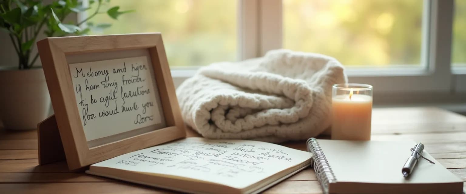 Thoughtful memory care package items to send to someone who lost a loved one