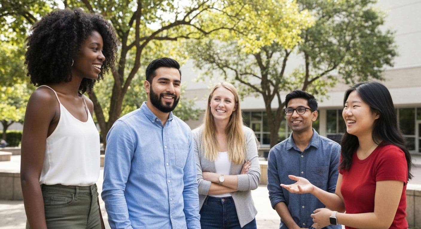 Student writing NSTP self awareness reflection paper with community service photos and thoughtful expression