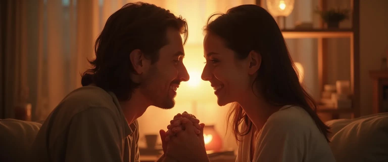 Couple practicing emotional intelligence techniques to strengthen their relationship