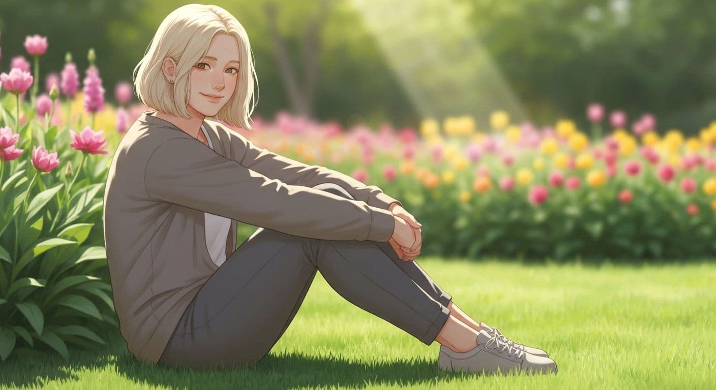 Person practicing depression self awareness by tracking daily thoughts on smartphone