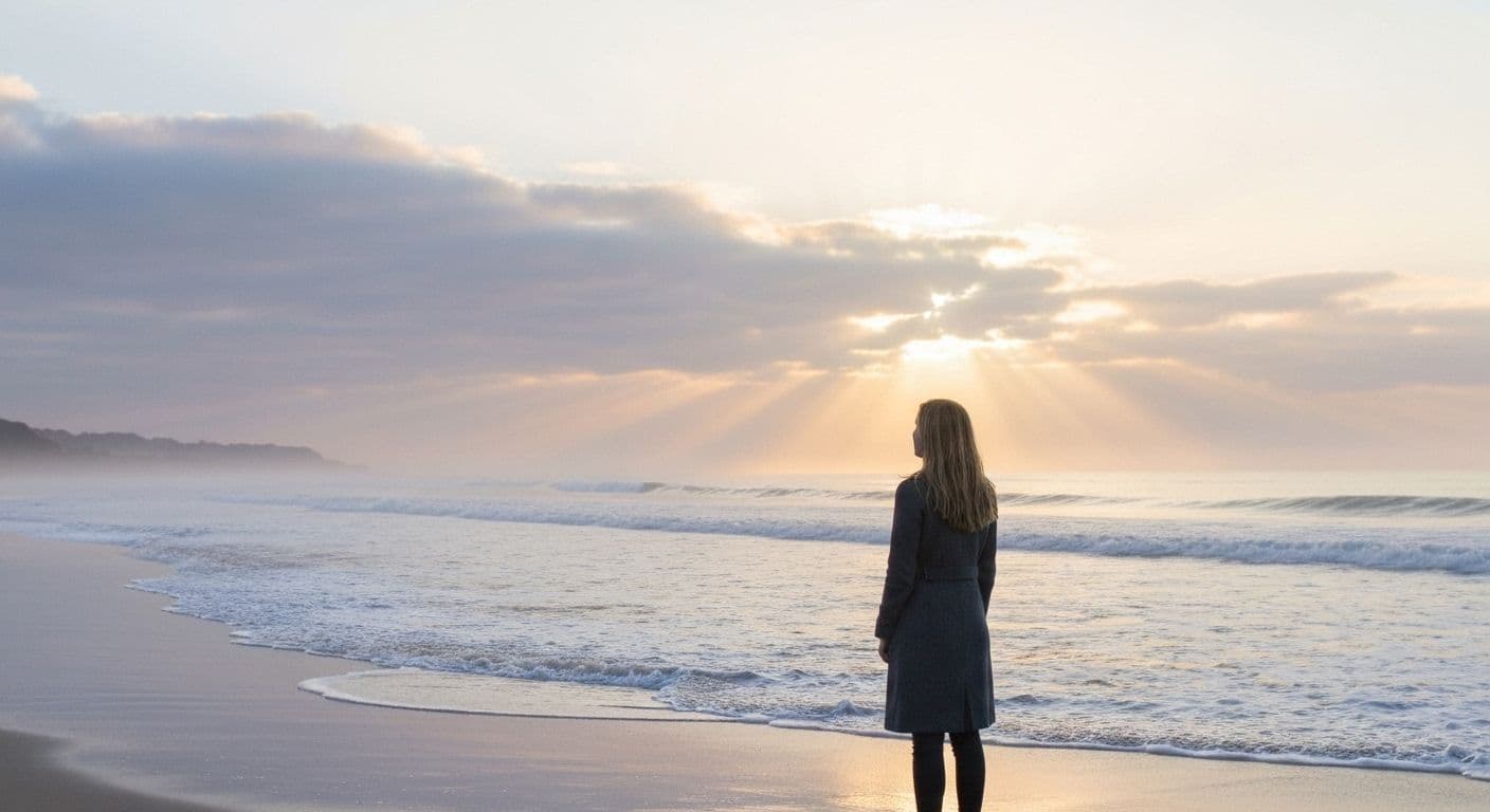 Person practicing mindfulness techniques to heal your heartbreak and recover emotionally