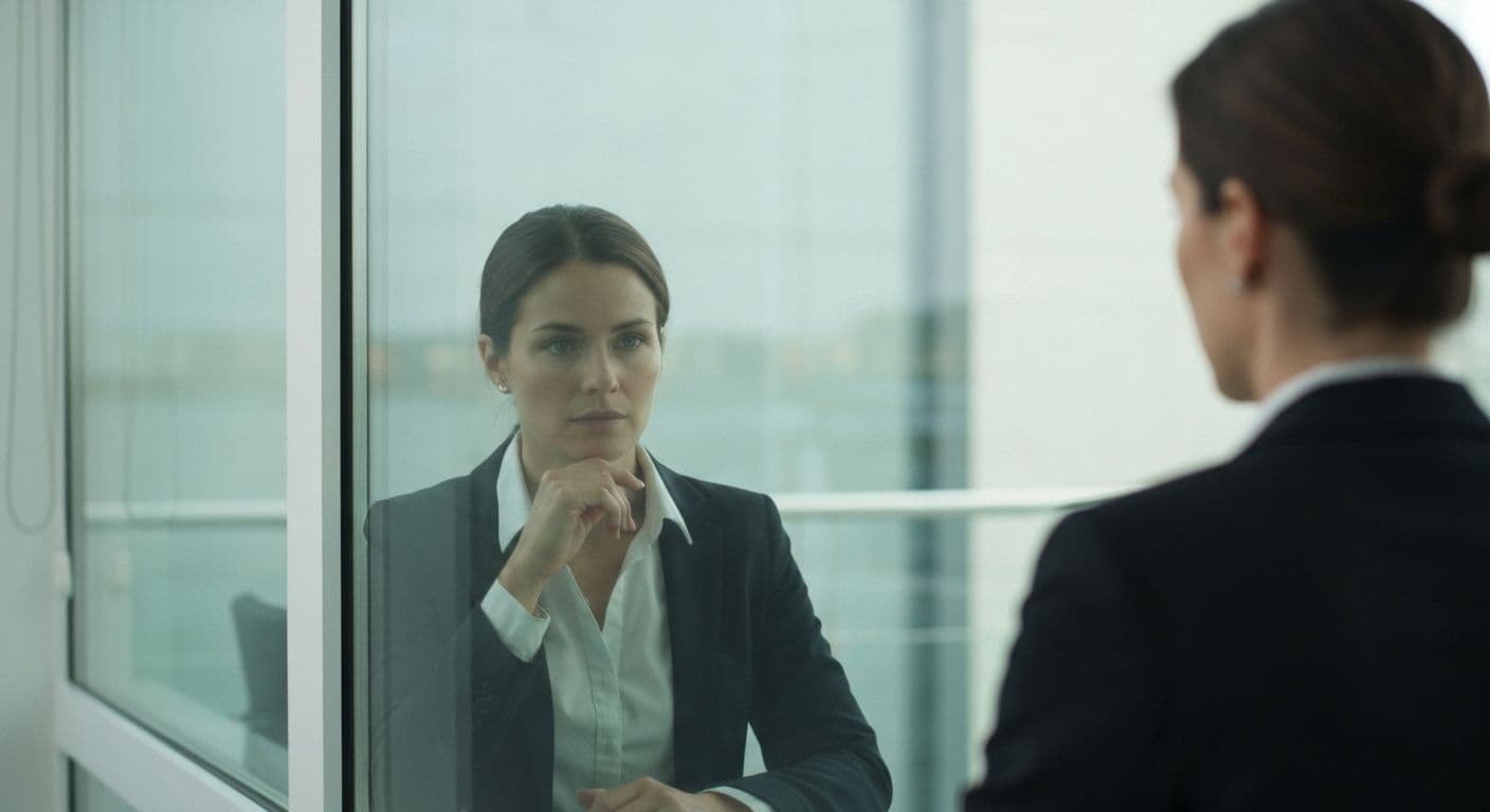 Leader practicing self-awareness in leadership development through reflection and team interaction