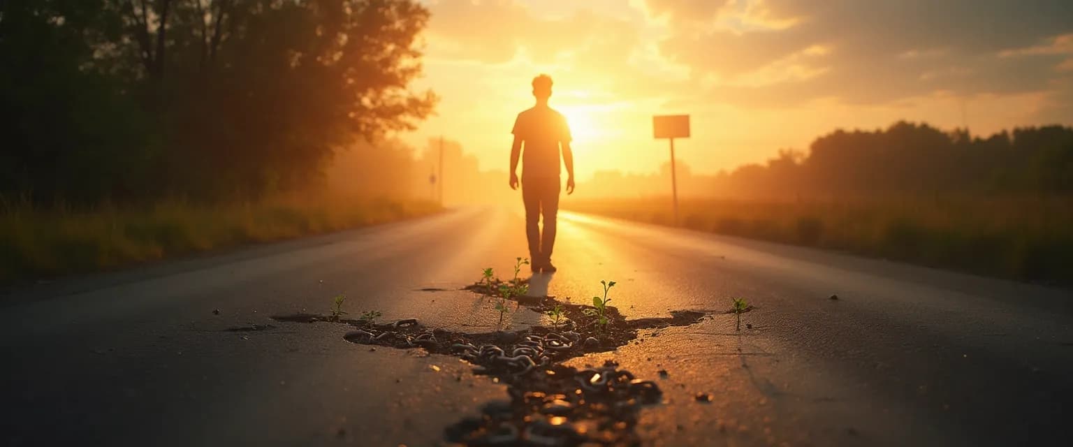 Person reflecting on 2022 breakups for emotional growth in 2023