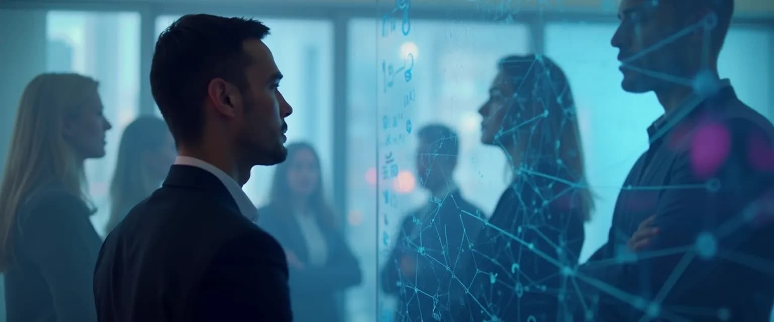 Manager demonstrating the self-awareness imperative during a collaborative team meeting