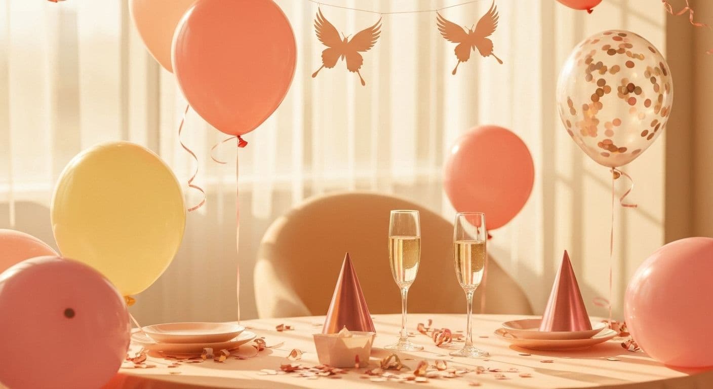 Friends celebrating at a positive breakup party focused on healing and growth