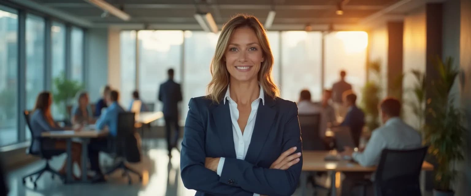 Executive demonstrating EQ and leadership skills during a corporate merger meeting