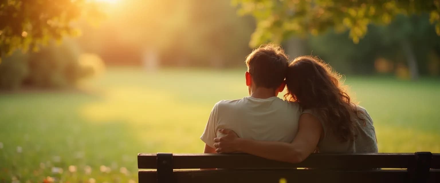 Compassionate person comforting someone who's lost a loved one with helpful phrases