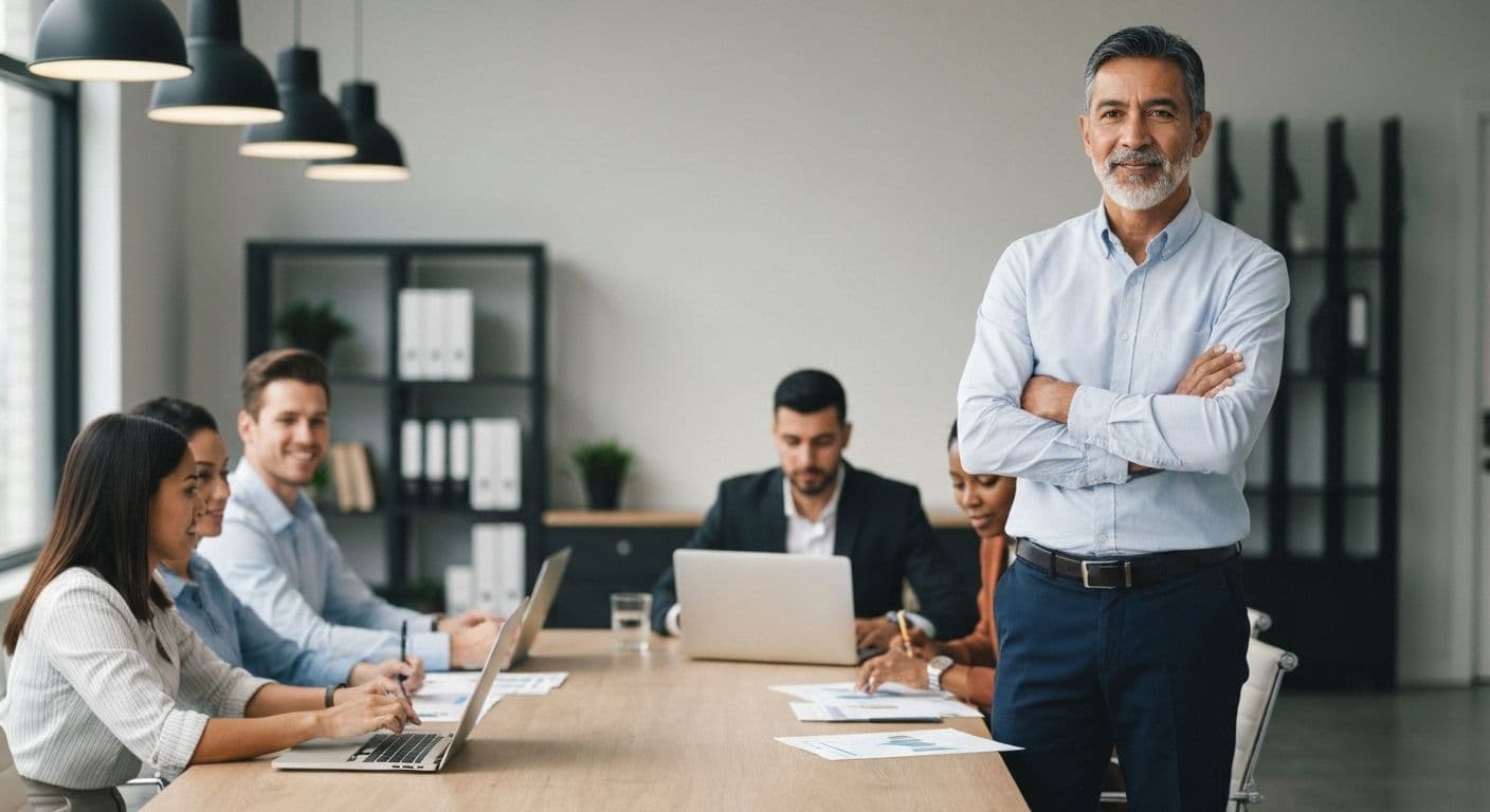 Leader demonstrating awareness as a leader through strategic team check-in conversation