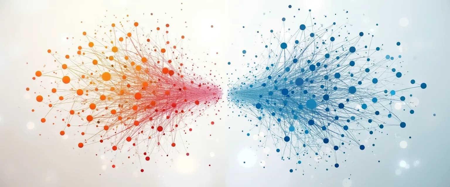 Mind mapping diagram showing decision branches and connections for clarity