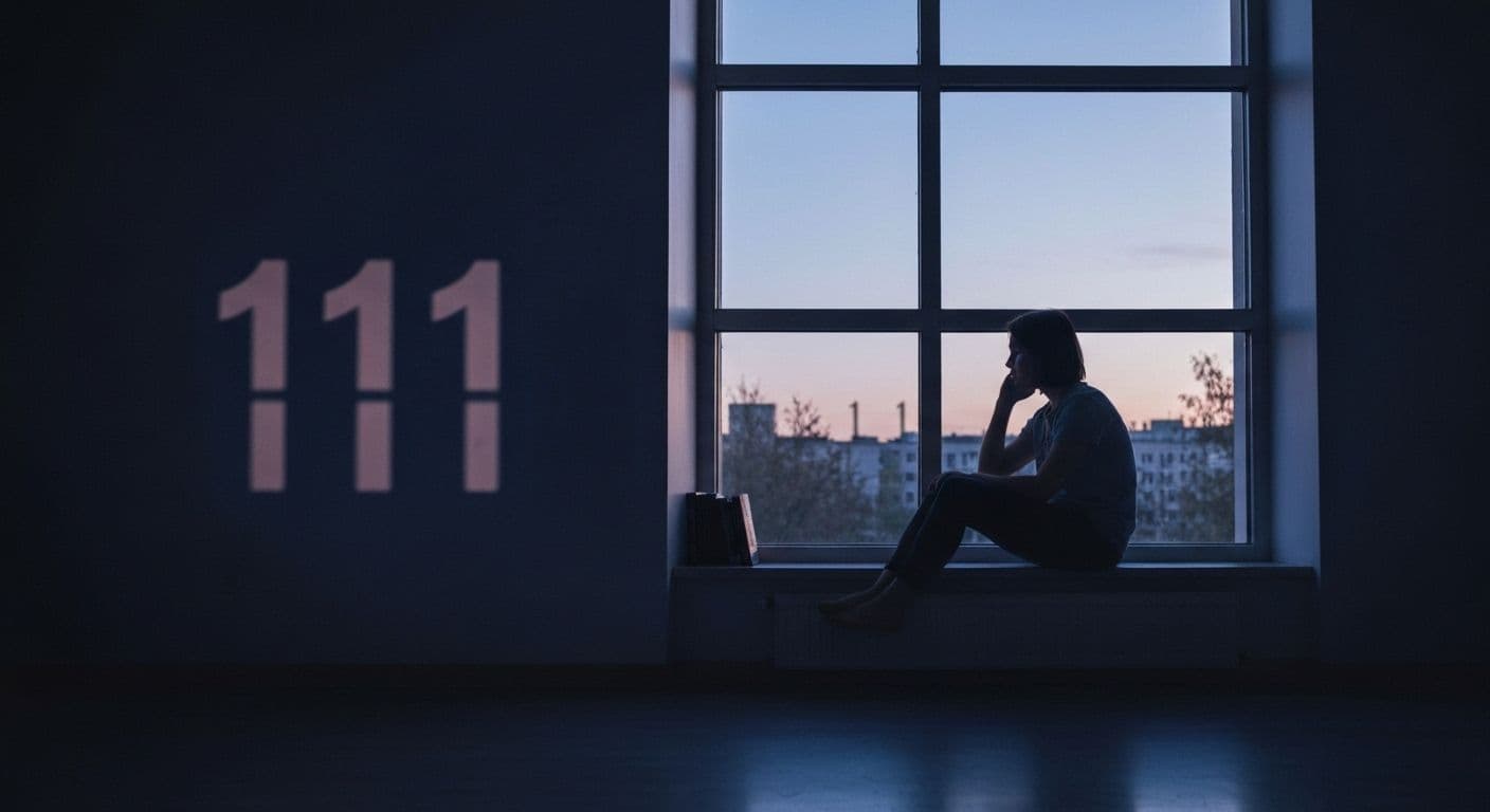 Person noticing 111 on clock after breakup representing pattern recognition and emotional processing during heartbreak