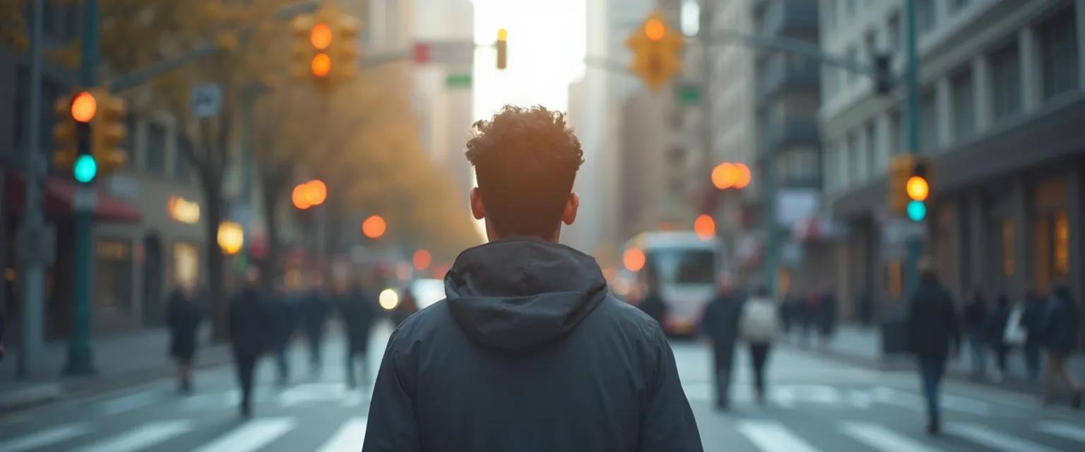 Person practicing daily exercises to develop situational awareness for better decision making